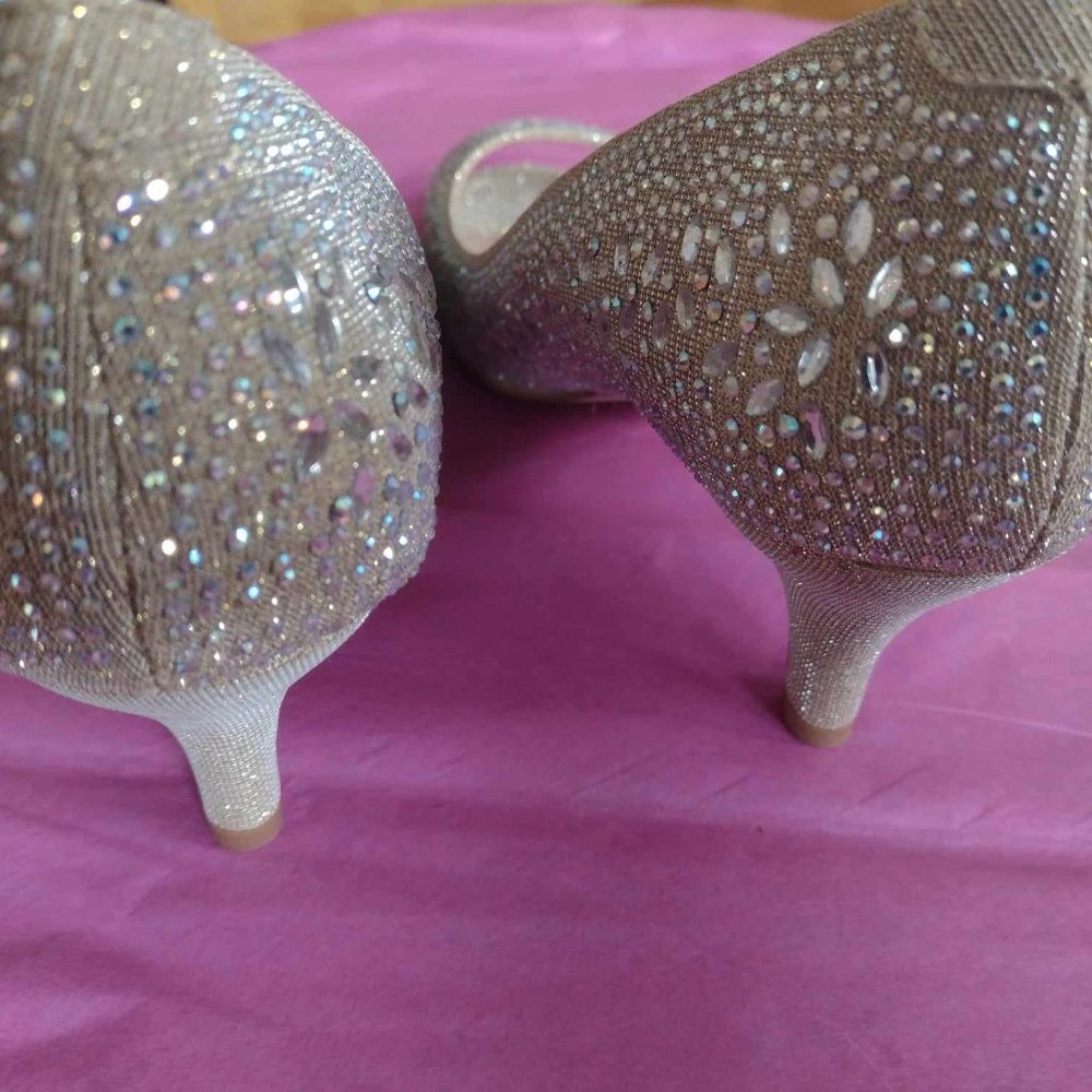 Ladies Sparkle Shoe size 9.5 "Your Party Shoes" Wedding or other